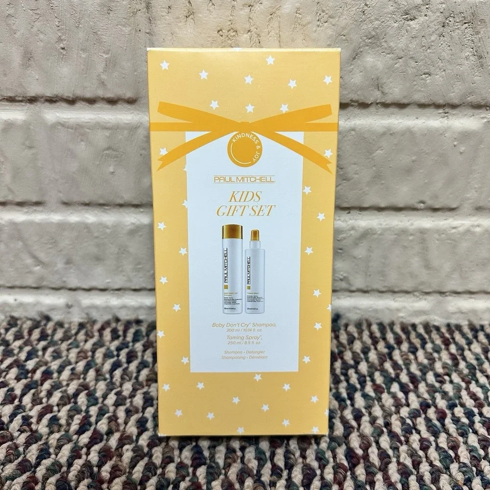 NEW 2pc Paul Mitchell Kids Baby‎ Don't Cry Shampoo 10.14 oz. & Taming Spray 8.5